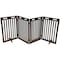 Arf Pets Free Standing Wood Dog Gate with Walk Through Door, Expands Up to 80" Wide, 31.5" High APDGWD4P - alternate 2